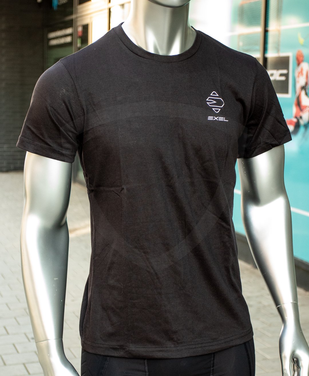 Exel Street New T-shirt Black XL černá