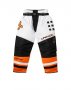 12244 Goalie pants Feather white-neon orange