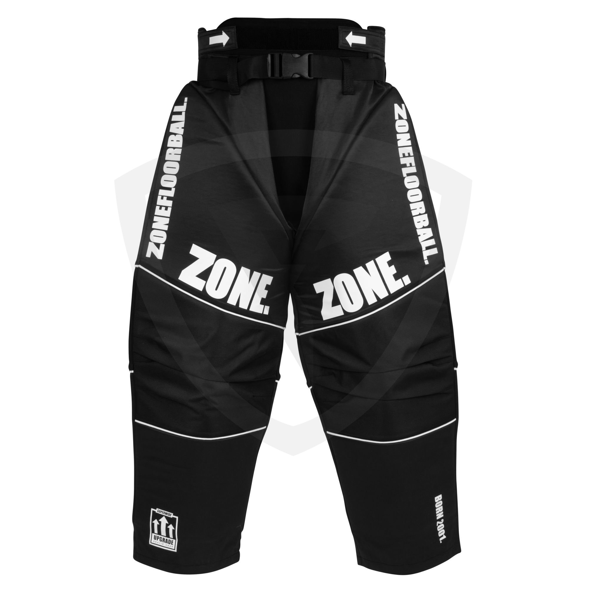 Zone UPGRADE SW Goalie Pants SR Black-White M černá-bílá