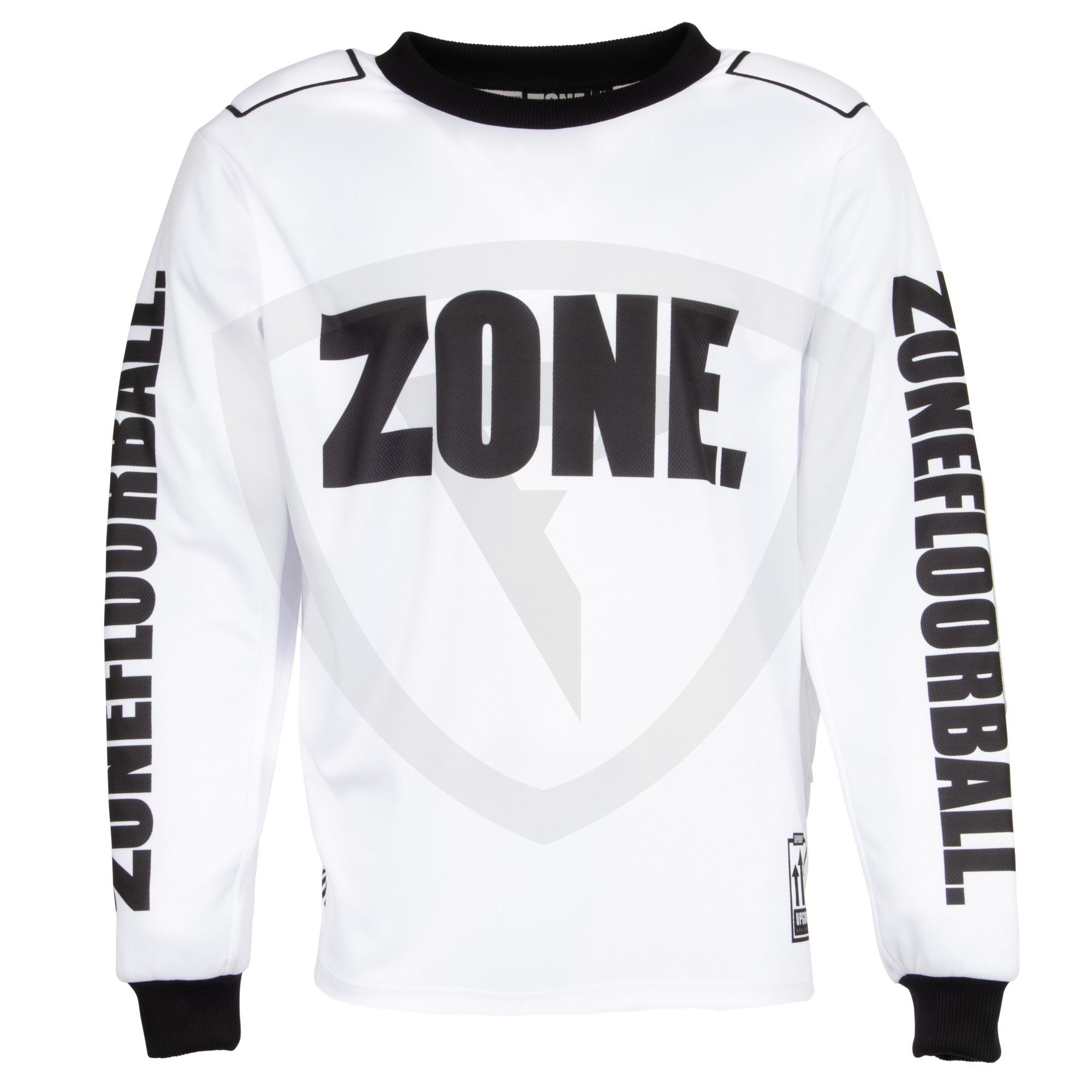 Zone UPGRADE SW Goalie Sweater SR. White-Black S bílá-černá