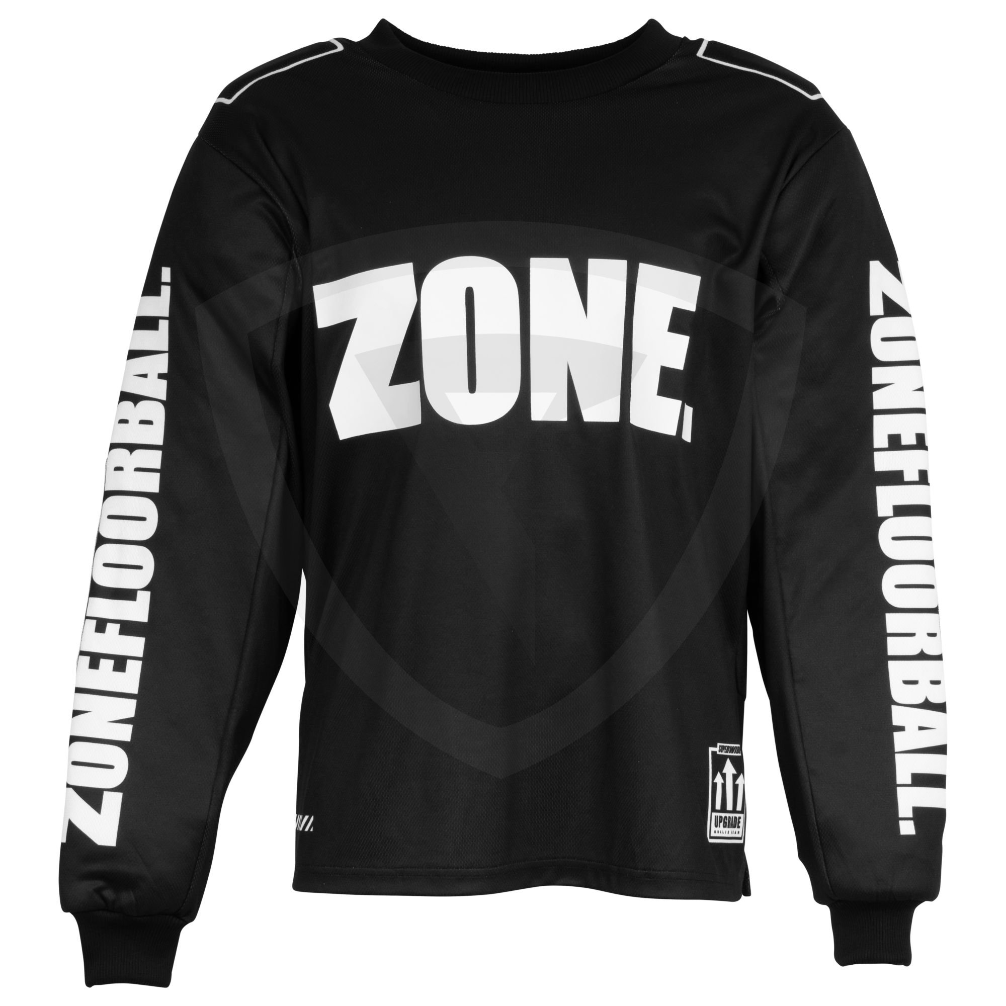 Zone UPGRADE SW Goalie Sweater JR. 140 černá-bílá