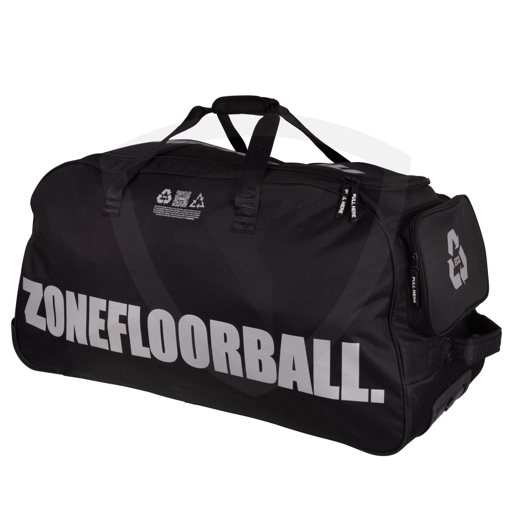 Zone FUTURE Sport Bag Large With Wheels černá-stříbrná
