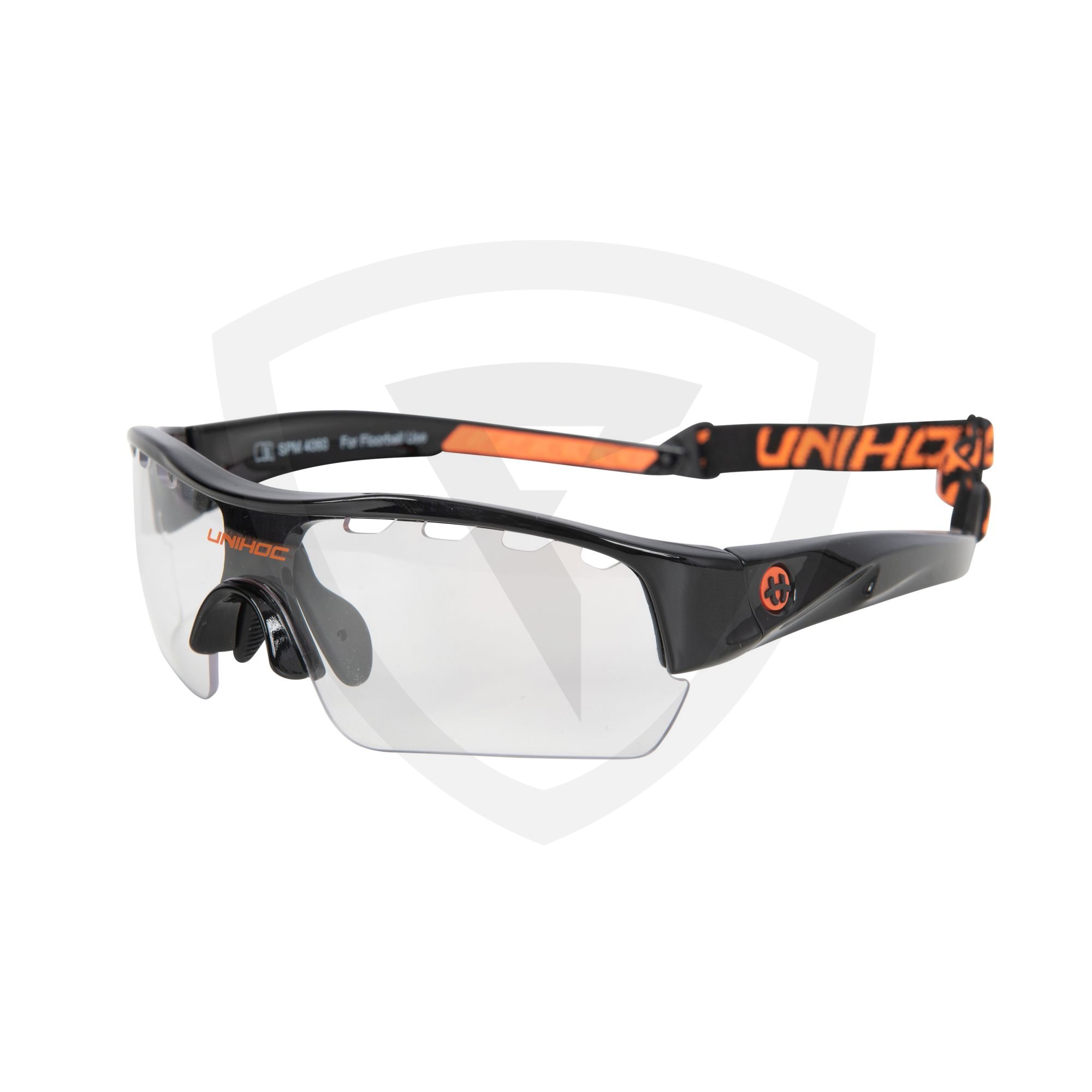 Unihoc Victory Junior Eyewear Black-Neon Orange Junior černá-oranžová