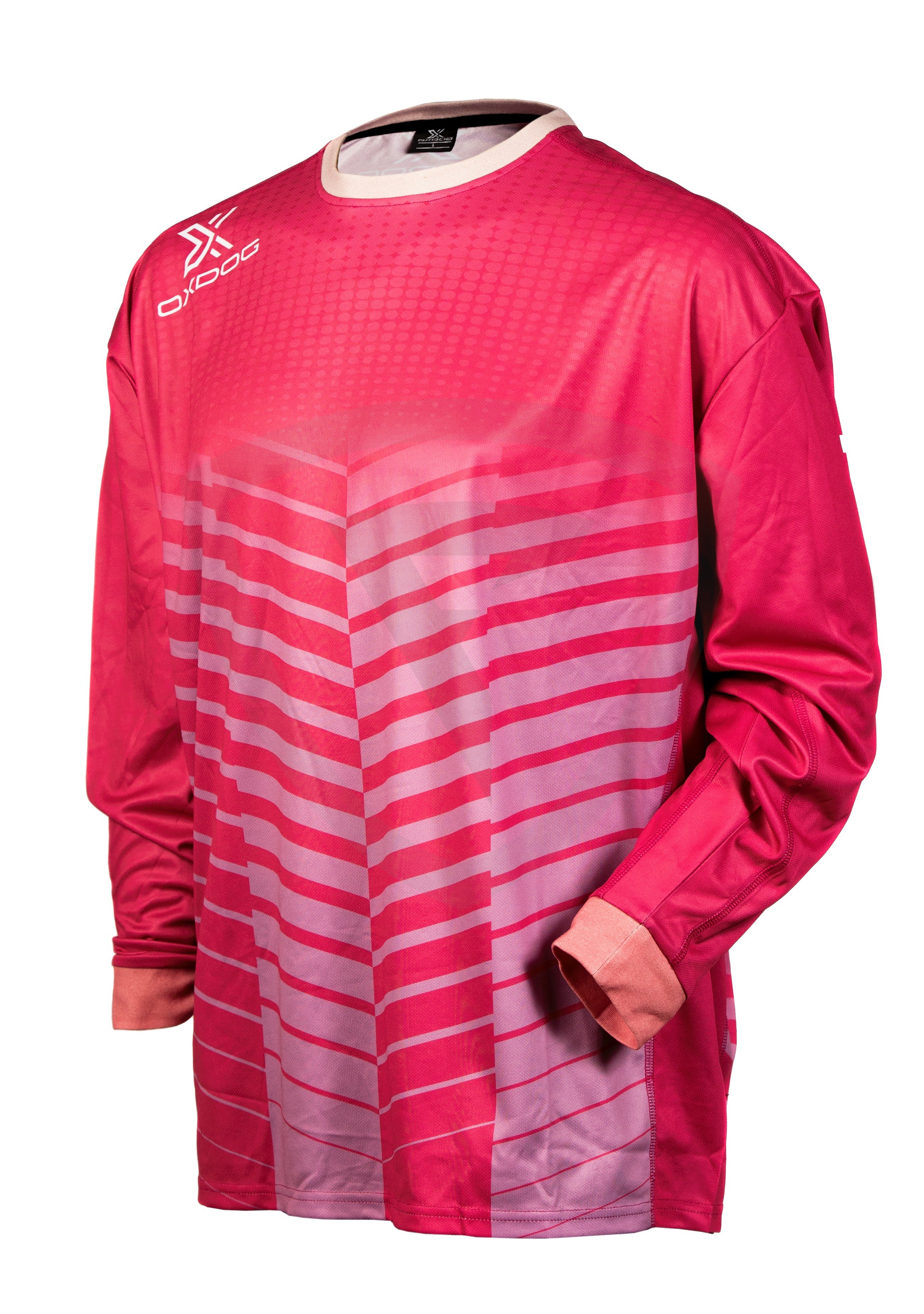 Oxdog Xguard Goalie Shirt Bleached Red No Padding XL