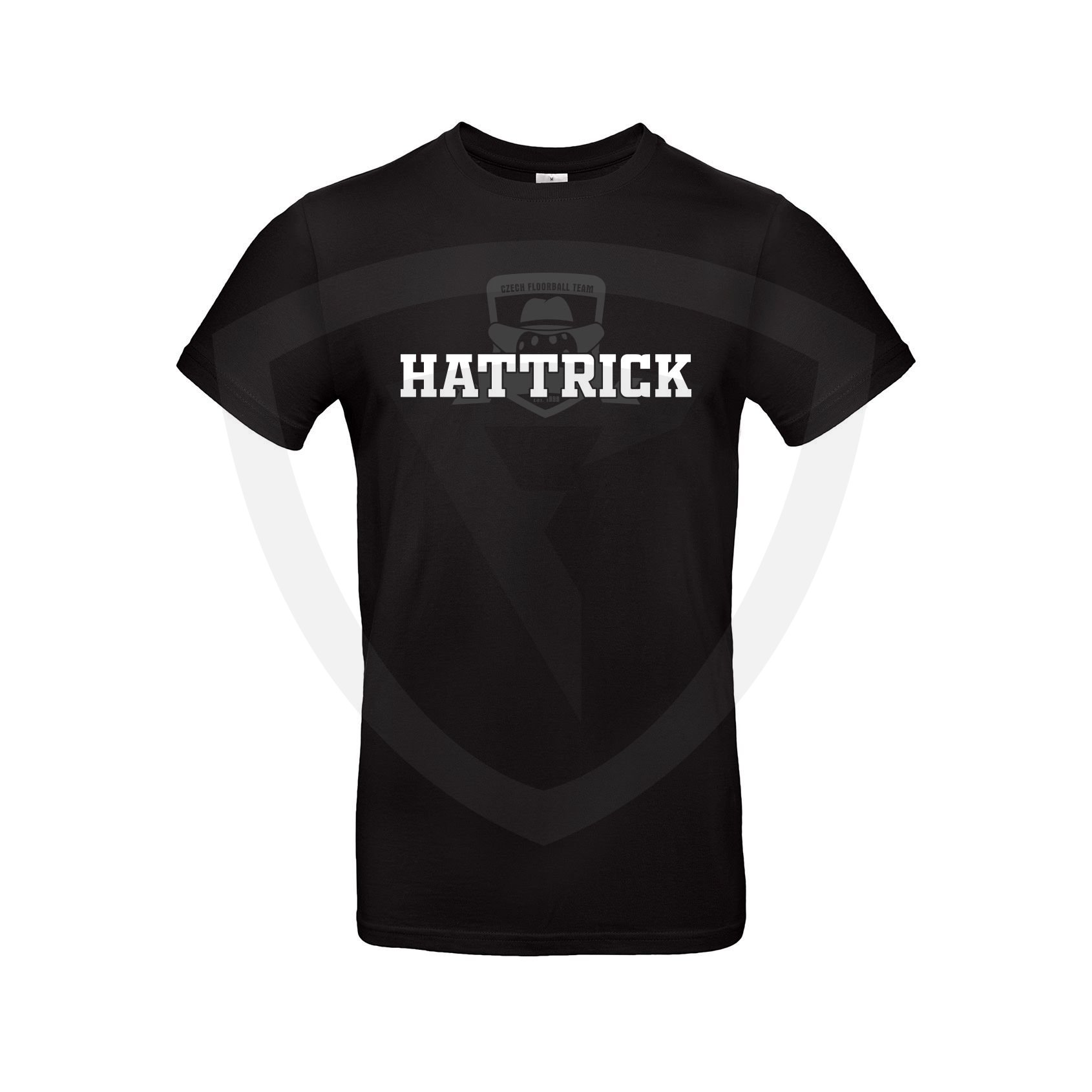 Hattrick T-Shirt Black XXL černá